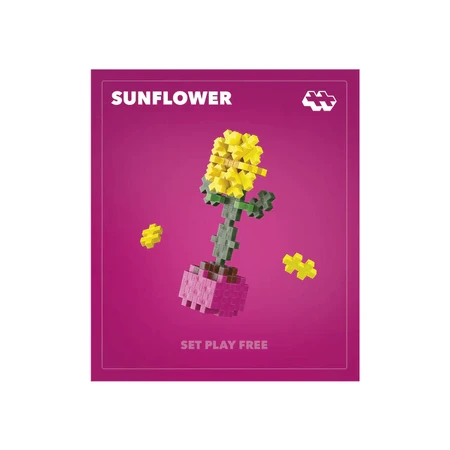 Set constructie Plus-Plus, PLANTE - Floarea soarelui