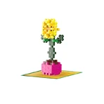 Set constructie Plus-Plus, PLANTE - Floarea soarelui