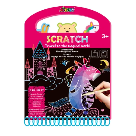 Carte portabila cu activitati de razuit - Călătorie în lumea magică