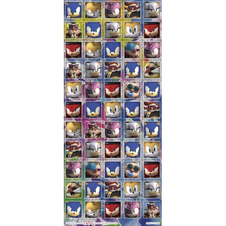 Set d'autocollants Sonic Prime super