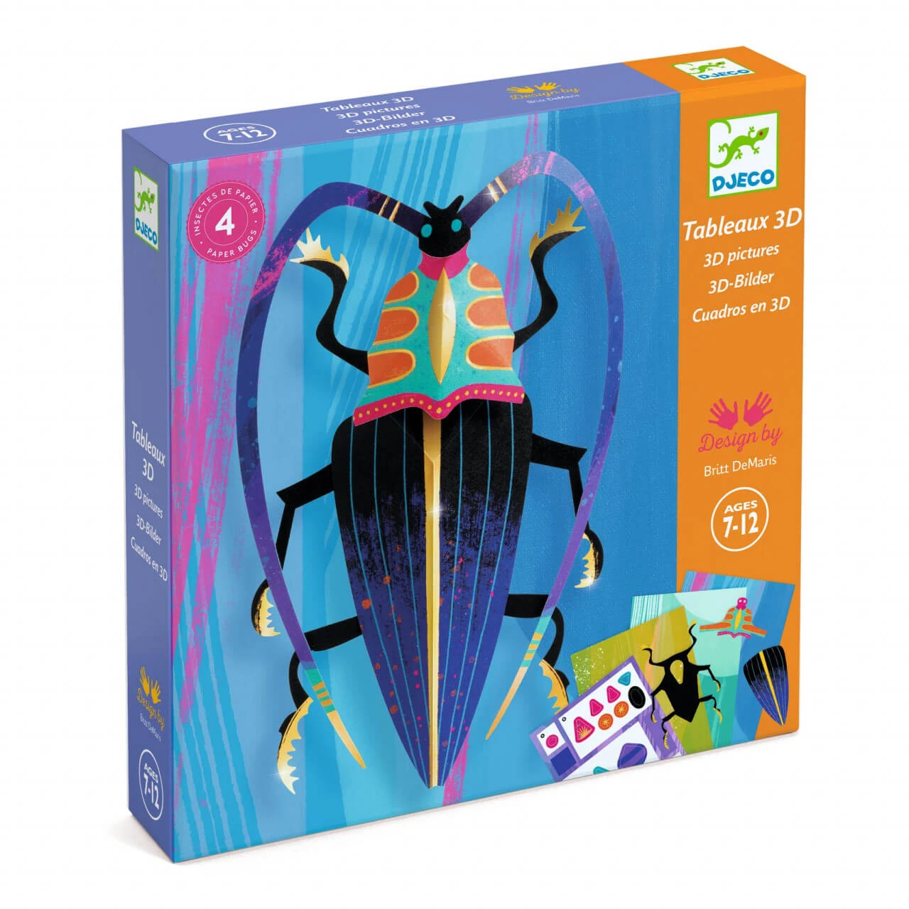 Kreativspiel Glänzende Insekten, Djeco