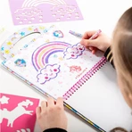 Creatief doeboek met eenhoorns