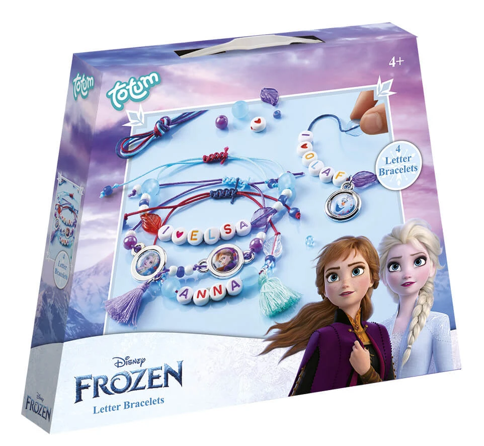 Kreatives Set DIY Armbänder mit Disney Frozen Buchstaben