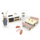 Ensemble de meubles de cuisine pour maison de poupée, Speedy Monkey