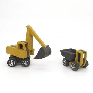 Set de constructie vehicule de santier Marco si Frederic, Croc toys