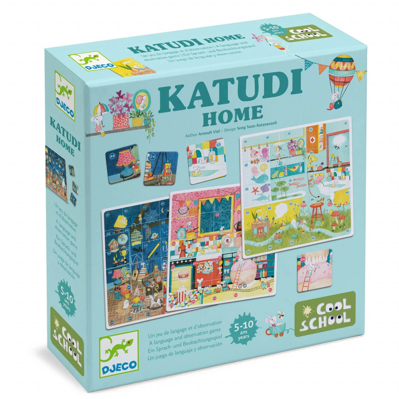 Katudi Beobachtungs- und Kommunikationsspiel, Djeco
