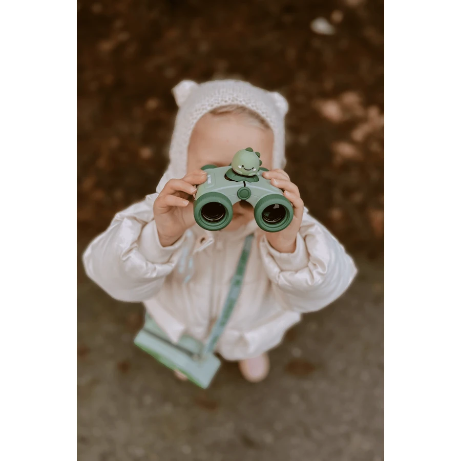 Kinder-Silikon-Fernglas, 8x, Zooaugen - Dino