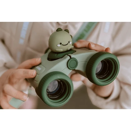 Kinder-Silikon-Fernglas, 8x, Zooaugen - Dino