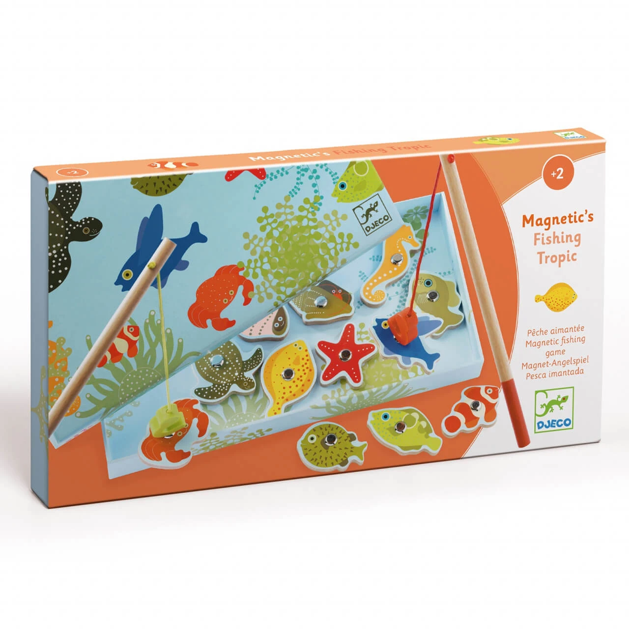 Djeco Magnetische tropische Fische Angelspiel