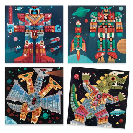 Mosaico Djeco, En el espacio