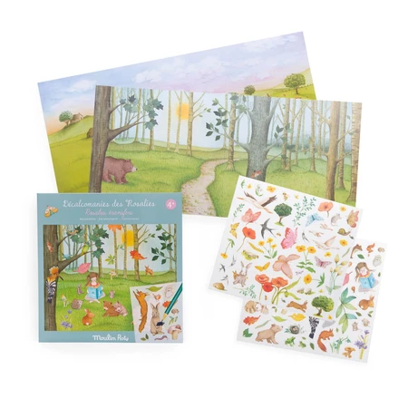 Transferstickers Les Rosalies, Moulin Roty