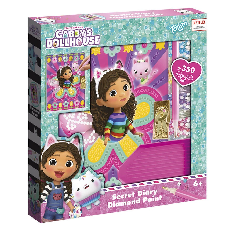 DIY set My Diamond Diary, Gabby's Dollhouse, Totum