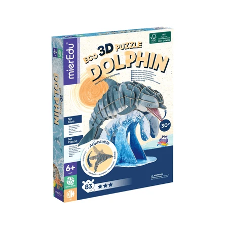 3D Puzzle ECO - Dauphin avec grand museau (deluxe)