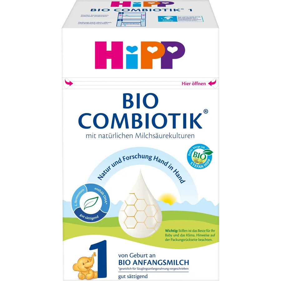 Hipp Bio Combiotik 1 Bio-Anfangsmilch von Geburt an, 800 g