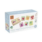 Rompecabezas de madera en caja Verduras, Naranjo Toys