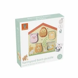 Puzzle de madera de animales de granja, Orange Tree Toys