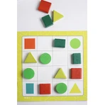 Houten logicaspel - Sudoku voor kinderen, 16 stuks