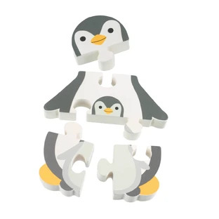 Puzzle di pinguini in legno, Orange Tree Toys