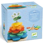 Montessori Toy Tower flowers and butterfly, Djeco