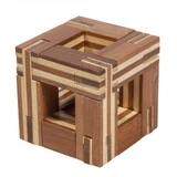 Jeu de logique QI en bois bambou Cadre magique