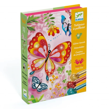Vlinders glitter creatief spel