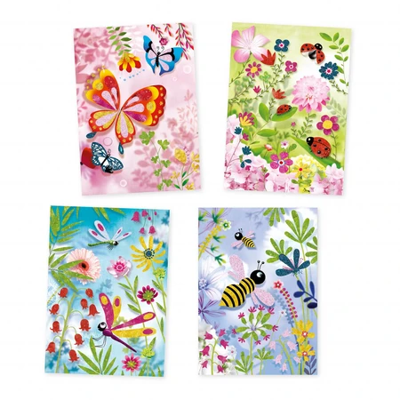 Vlinders glitter creatief spel