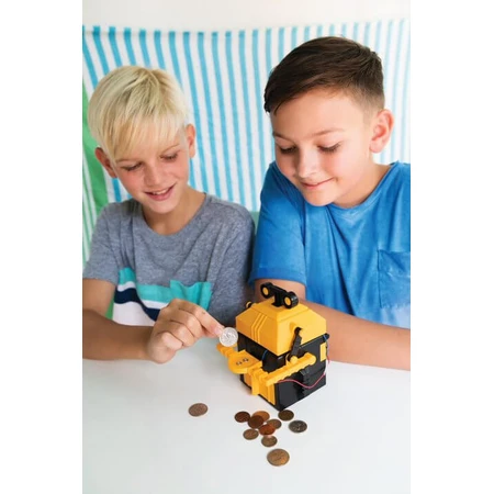 Kit de construcción de robots - Robot Money Bank, Kidz Robotix