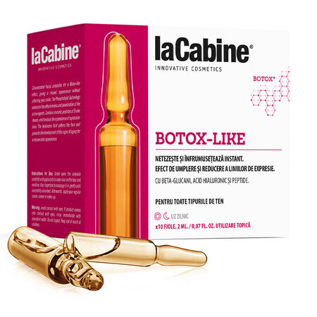 LA CABINE - BOTOX LIKE  fiole pentru ten 10 x 2 ml