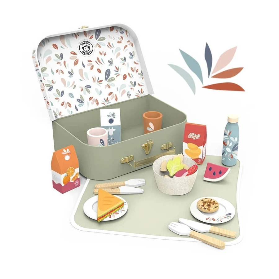 Buntes Picknick-Set, Speedy Monkey