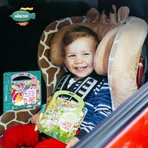 Portable water coloring book, stickers and games - Riding & Flying
