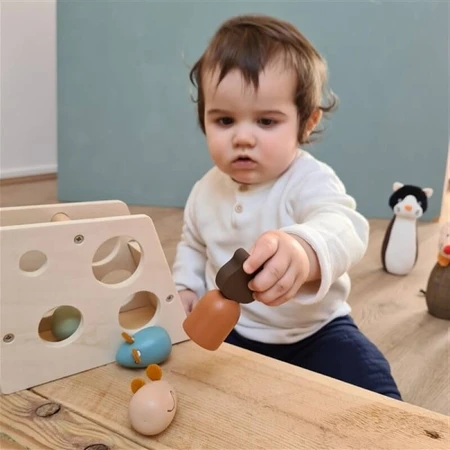 Jeu d'empilage de fromage, de chat et de souris
