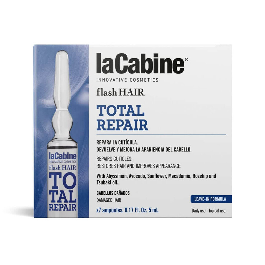 LA CABINE - FH TOTAL REPAIR Haarfläschchen 7X5 ml