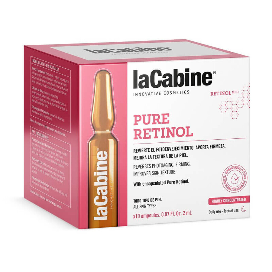 LA CABINE - PURE RETINOL skin ampoules 10 x 2 ml