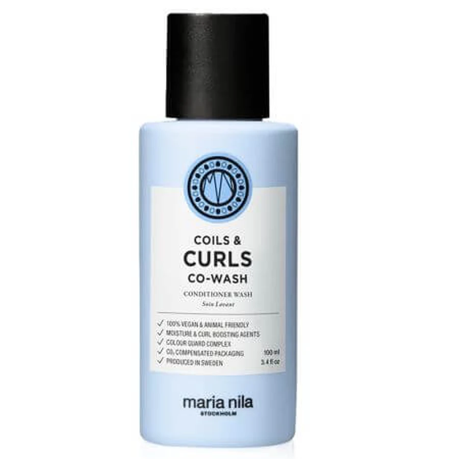 Balsam pentru par ondulat si cret Coils & Curls, 100 ml, Maria Nila