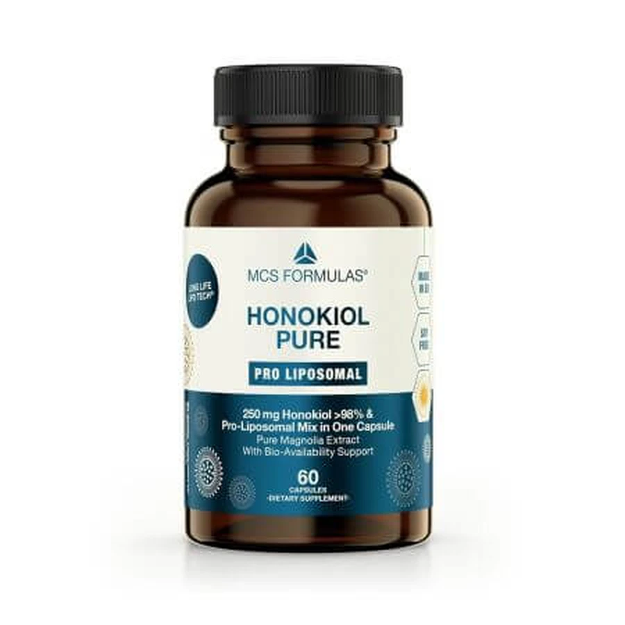Honokiol Pure Pro Liposomal, 60 kapsułek, Geneceutica: ceny i cechy
