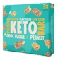 Barrita de proteínas con cacahuetes y pepitas de chocolate Keto Bar, 3x30 g, Pulsin