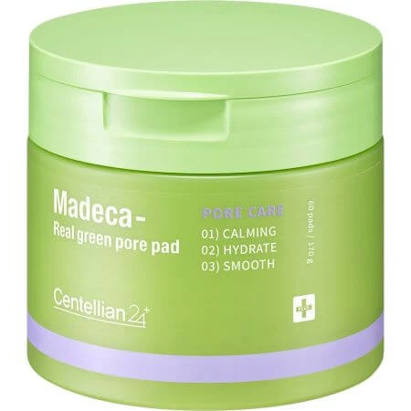 Madeca Real Green Pore Pad, 60 Stück, Centellian 24