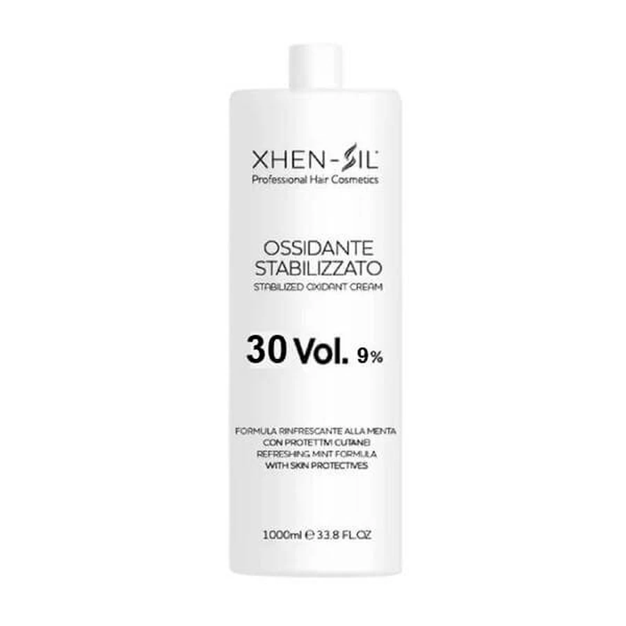 Xhen-Sil gestabiliseerde verfoxidatiecrème 9%, 30 Vol, 1000 ml, Xhensil