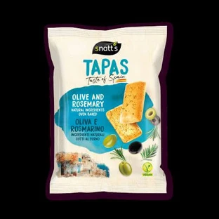 Snacks con aceitunas y romero Tapas, 80 g, Grefusa