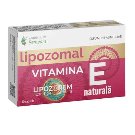 Vitamin E liposomal, 12 mg, 30 Kapseln, Remedia
