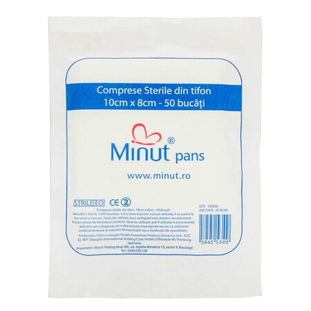 MINUT Sterile 10/8 x 50pcs 23gr