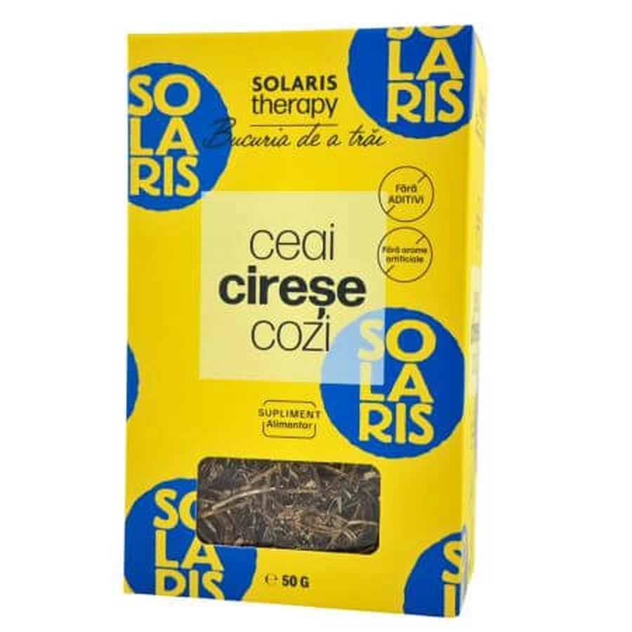 Therapie kersenstelen thee, 50 gram, Solaris