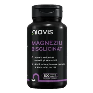 Bisglicinato de magnesio, 100 cápsulas, Niavis