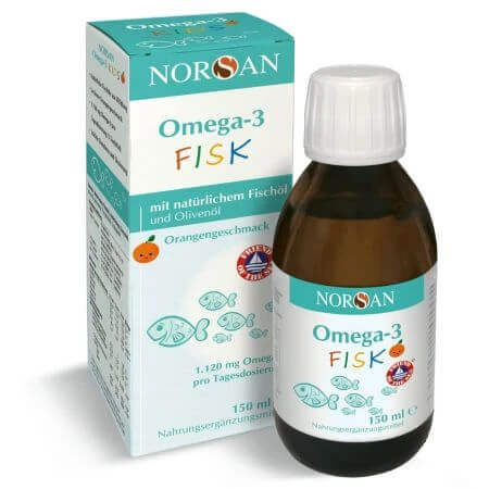 Omega-3 Fisk, 150 ml, Norsan