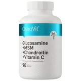 Glukozamina + Chondroityna + MSM + Witamina C, 90 tabletek, OstroVit