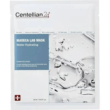 Madeca Lab Intensive feuchtigkeitsspendende und beruhigende Tuchmaske, 24 ml, Centellian 24