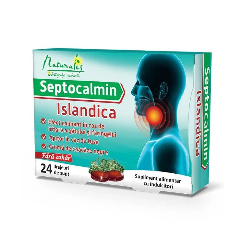 Septocalmin Islandica, 24 Dragees, Naturalis