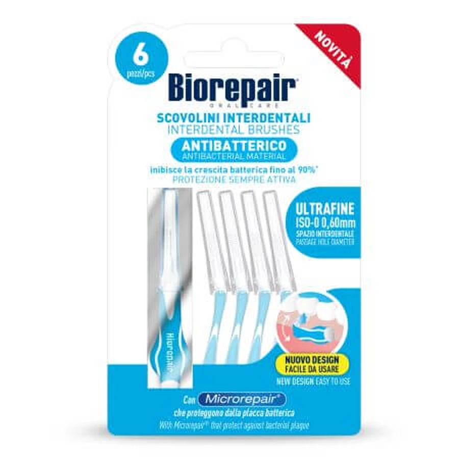 Periute interdentara 0.60 mm Biorepair, 6 bucati, Coswell