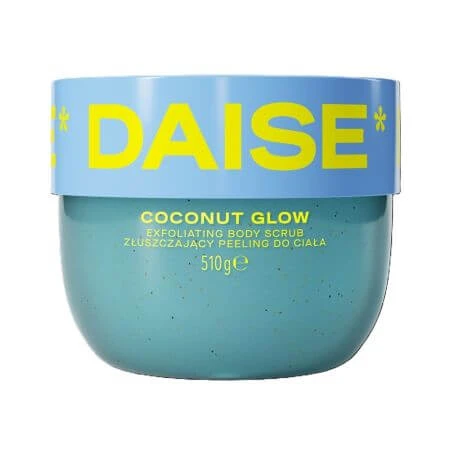 Coconut Glow Exfoliating Body Scrub, 510 g, Daise
