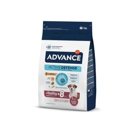 Huhn und Reis Trockenfutter für Hunde Mini Senior Active Defense, 3 kg, Advance Veterinary Diets